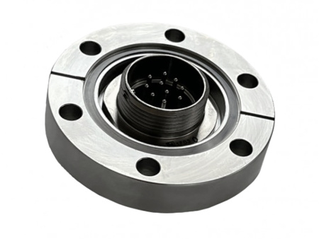 Герметичный вакуумный разъем 10 пин, CF40, двусторонний с розетками